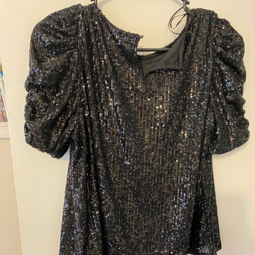 Rachel Zoe Glitter Top